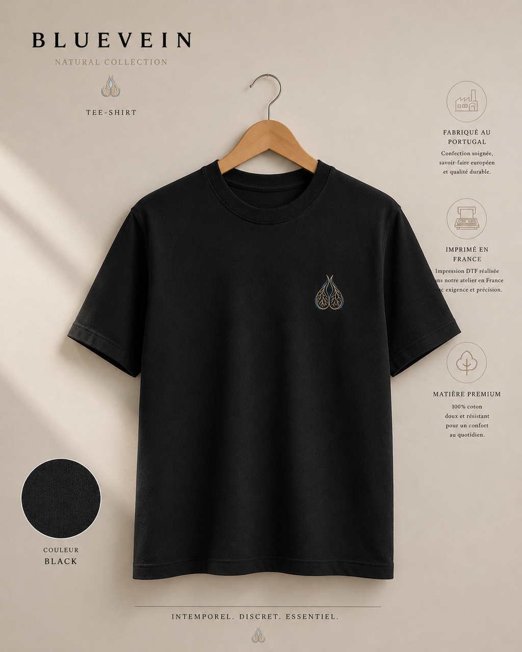 T-shirt oversized 240 - black