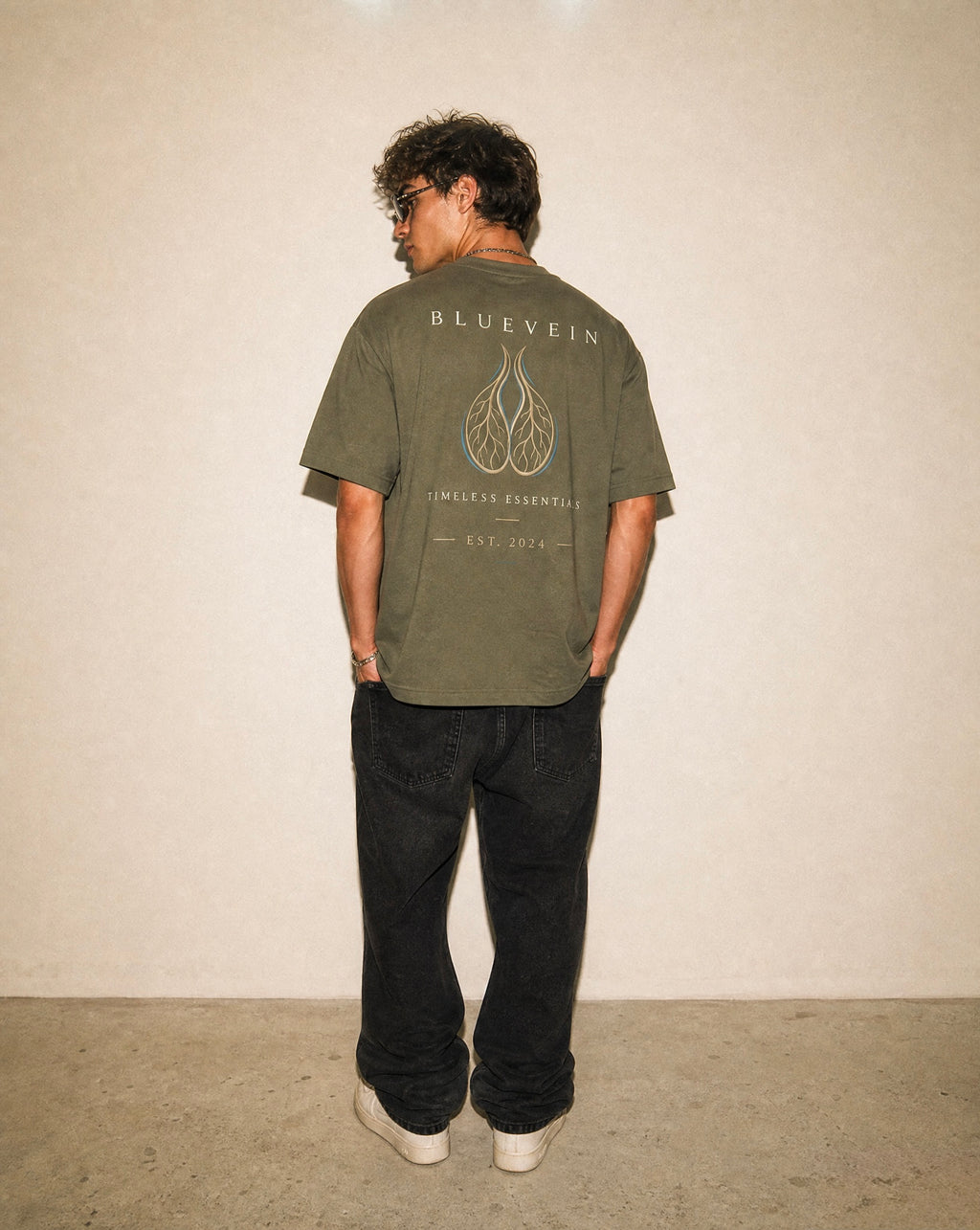 T-shirt oversized 240 - kaki